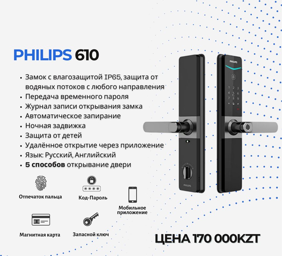 Смарт-замок Philips 610