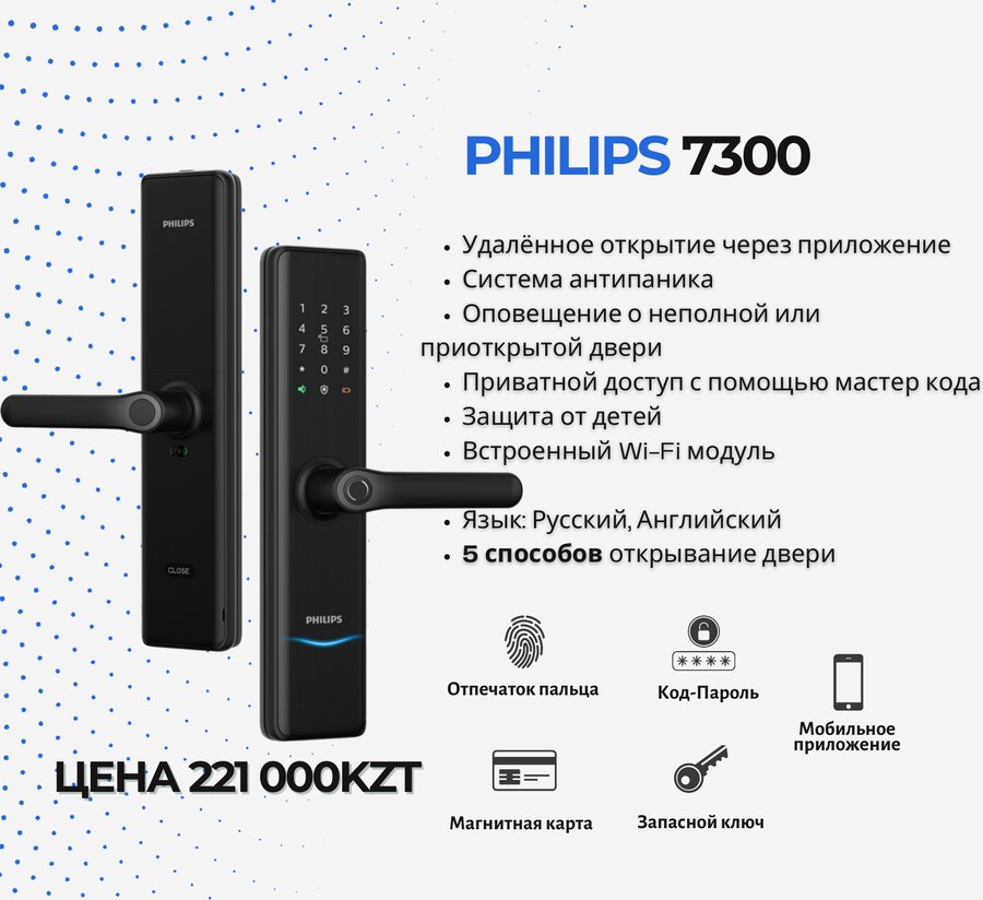Смарт-замок Philips 7300