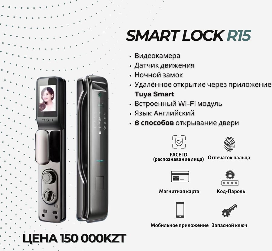 Смарт-замок Smartlock R15