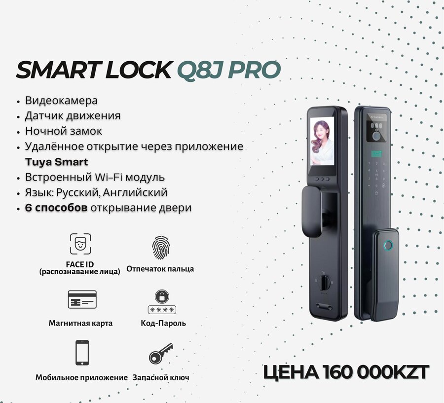 Смарт-замок Smartlock Q8J PRO